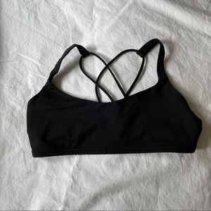 Free to Be Bra Sz 10 Black Lululemon